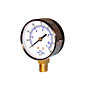 Gauge, Black Steel / Brass Bottom Mount Dry 0-30# (GAU-MSB0030)